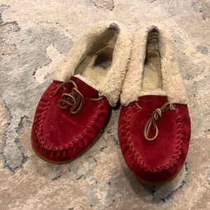 LL Bean wool slippers